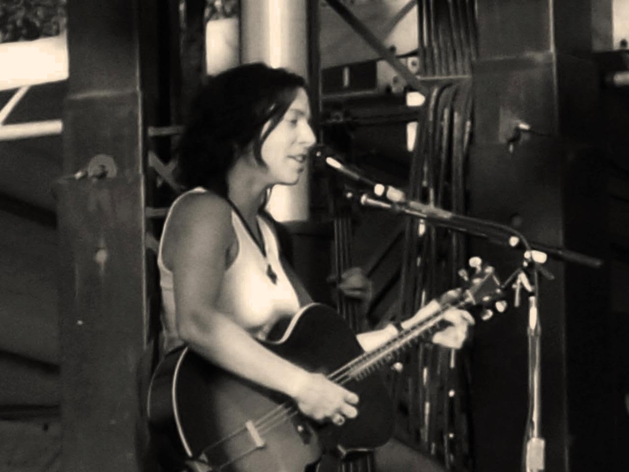 Ani DiFranco trackside, frame 5