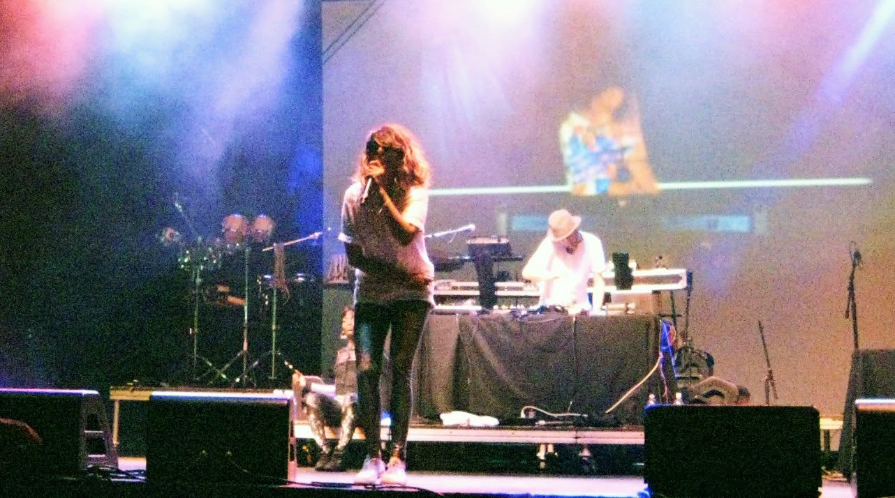 M.I.A. at Vegoose trackside, frame 8