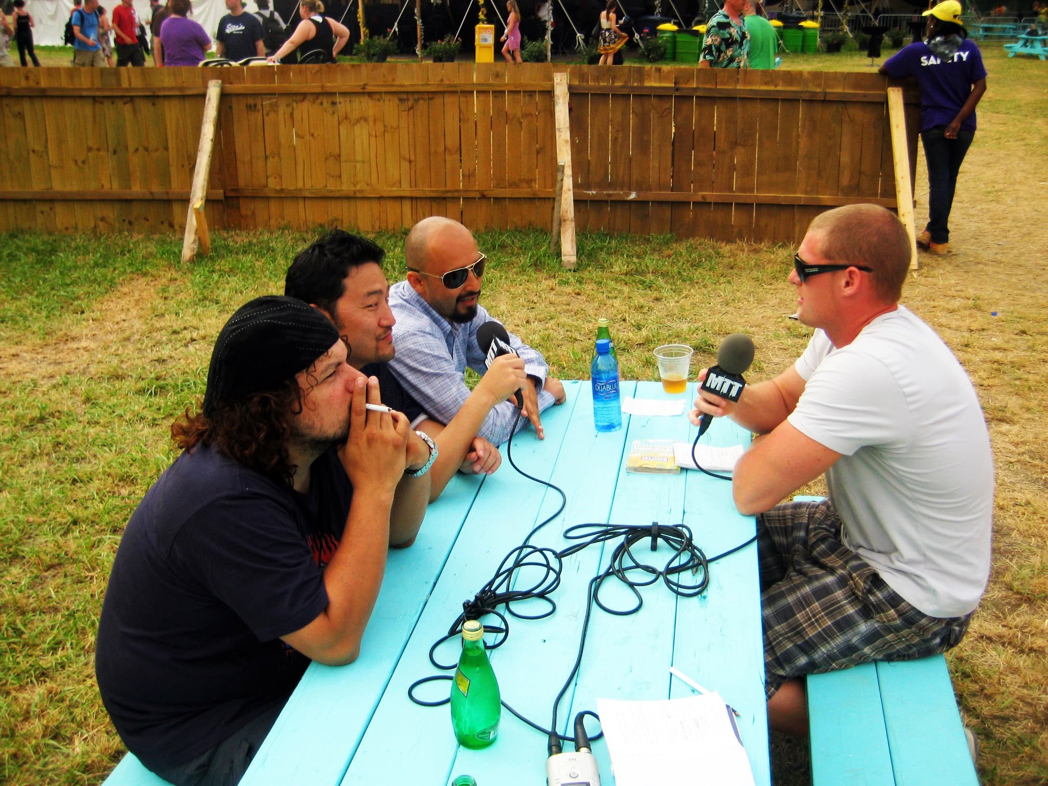 Ozomatli Interview and Batting Cage live, frame 3