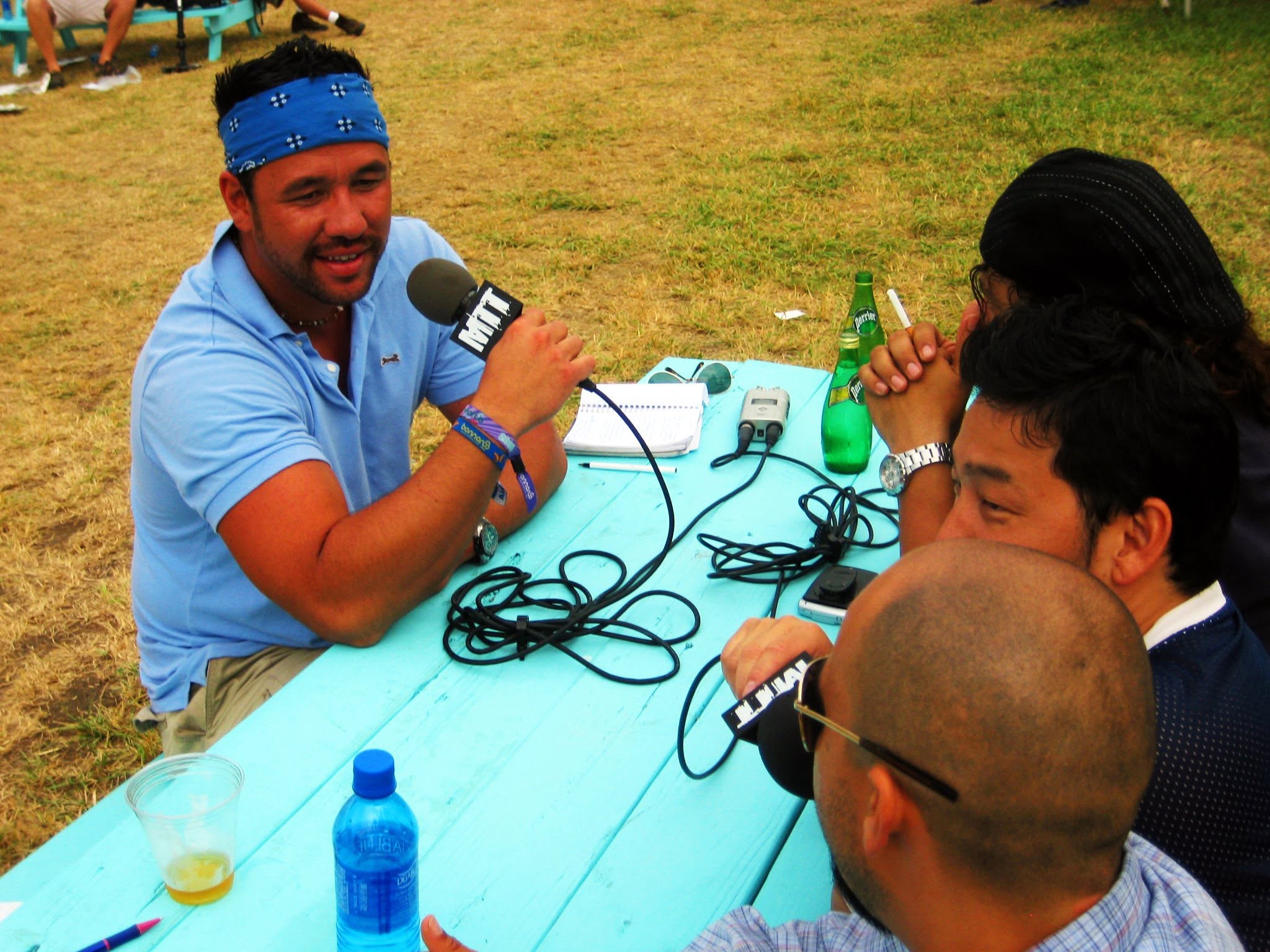 Ozomatli Interview and Batting Cage live, frame 6