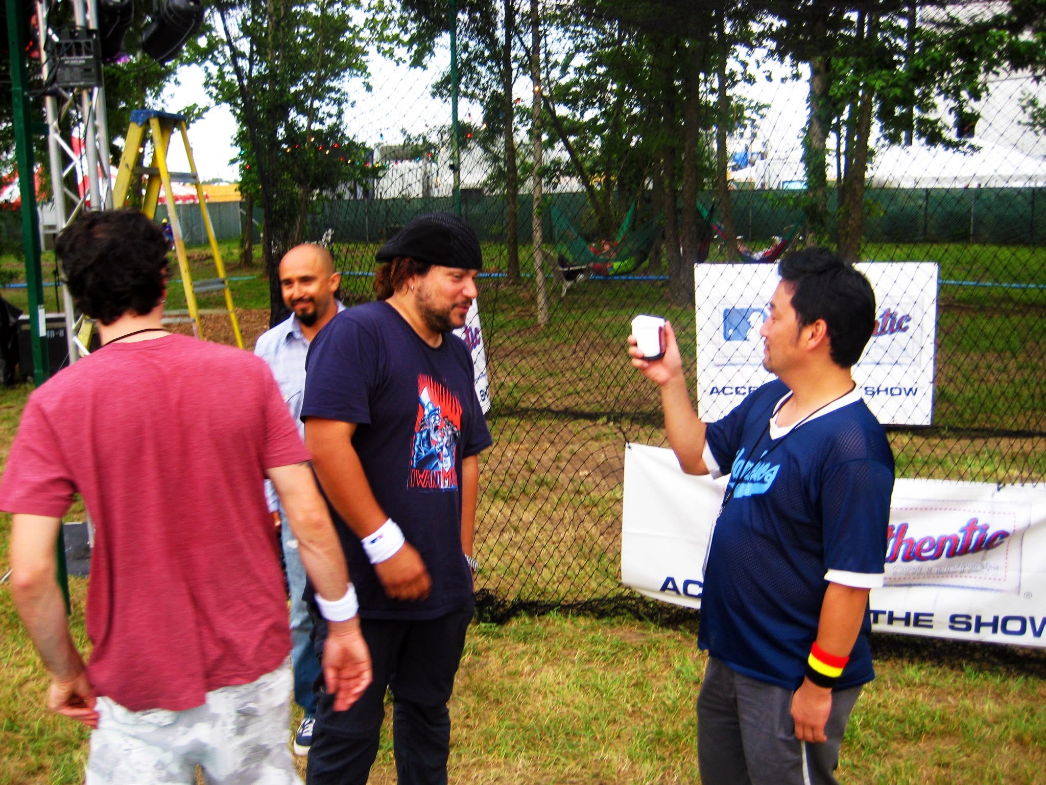 Ozomatli Interview and Batting Cage live, frame 12