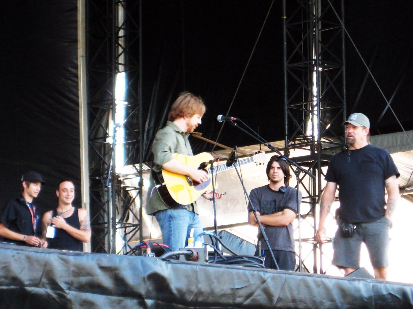 Trey Anastasio trackside, frame 8