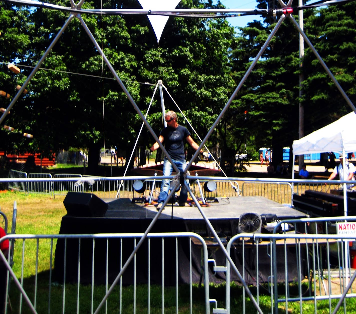 William Close at Rothbury live, frame 4